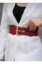 Gold Buckle Elastic Belt Dress Belt Shirt Belt Coat Belt Body Belt - 3