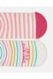 Senior Girls Assorted Ankle Half Terry Socks (2 Pairs) - 2