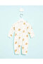 Baby White Bear Print Sleepsuit