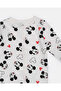 Baby White Mickey Mouse Sleepsuit - 2