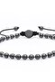 Hematite Natural Stone Bracelet, Unisex Bracelet, Design Bracelet Adjustable with String - 2
