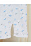 Baby Blue And White Bodysuit Dungaree Set (2 Piece) - 3