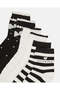 Senior Girls Black And White Socks (3 Pairs) - 3