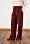 Palazzo Trousers Burgundy - 6