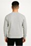 Men's Gray Melange 2 Thread Sweatshirt-W1083-G1 - 3
