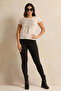 Women Beige Printed T-shirt - 2