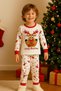 Girls-Boys Unisex Children's New Year Pajama Set/Christmas Christmas New Year Pajama Set
