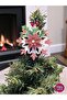 Christmas Tree Ornament Christmas Floral Rose Gold Vine Ornament Snowflake Model 15cm Hpy26050 - 6