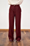 Palazzo Trousers Burgundy - 5
