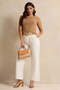 Women Beige Textured Top - 2