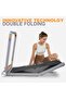 2-in-1 Double Foldable Walking Pad EM-1288-PRO | 2.25HP Bluetooth Treadmill for Home - 2