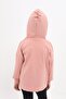 Mercan Girl's Relax Fit Hooded Low Shoulder Printed Sweatshirt - 2 Thread - 4