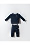 Licensed Baby Boy Double Set Usb2610-B (100% Cotton) Navy Blue