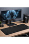 Dark Black 80X30CM Hybrid Kumaş - 4mm Kalınlık - Kaydırmaz Zemin Xl Premium Mousepad - 4