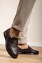 100% Genuine Leather, Laceless, Inner and Outer Leather Orthopedic Men's Shoes - 3