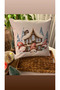 3-Piece-H1253 Cookie Houses-Filled Throw Pillow and Runner Combination - 2