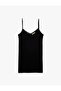 Lace Detailed V-Neck Thin Strap Mini Nightgown - 3