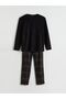 Standard Mold Plaid Fleece Men's Pajamas Set - 5