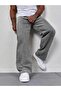 Men's Gray Baggy Fit Non-Lycra Relaxed-Fit Jeans Pants
