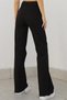 Bt18456343 Super High Waist Wide Leg Jeans Stretch Fabric Wide Leg Denim Pants Black Loose - 3