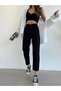 Bt13859047 Jeans Women's Non-Fading Black High Waist Comfort Stretch Fabric Denim Mom Jeans Pants