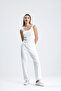 High Waist Scuba Pants with Front Seam - 3