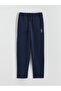 Lcw Kids Navy Blue Elastic Waist Boys' Tracksuit Bottoms