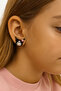 Kuromi Design Tarnish-Free Stainless Steel Anti-Allergic Earrings for Silver Needle Pierced Ears - 2