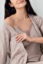 Mink Dressing Gown Lace Detailed Women's Pajama Set Th0Cl99Pc - 4