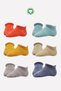 6 Pairs Organic Cotton Baby Socks Stitch-Free Combed Cotton Sneakers Girls Boys (Tile) - 4
