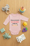 Baby Bodysuit with Snap Fasteners Printed Cute Bodysuits Grandmother's Granddaughter Printed