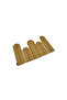 Jute wave design modern door front mat indoor and outdoor bathroom balcony mat home hotel office decor mat - 6