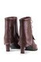 Stylish Looking Women's Heel Boots Pointed Toe Comfortable Fit Leather Style Daily Wear Brown Boots - 8