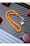 Squeeze Stick Amber Prayer Beads: Alpine Elegance in Honey Tones - 2