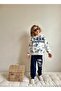 Boy's 100% Cotton Combed Cotton Colorful Tracksuit Set - 2