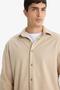 Regular Fit Polo Collar Cross-Weave Shirt F0338Ax25Au - 4