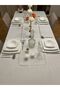 Laceless Dowry Living Room Tablecloth with French Lace and Pico Wrap Detail - 3