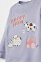 Baby Girl 4-Piece Pajama Set Long Sleeve Top Long Bottom (25 Au) - 6