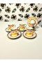 New Design Cylinder Floral Coffee Cup Set Rsy-243 - 4