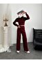 Women's Knitwear Crop Pants Set - 2