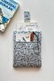 Fabric Book Sleeve with Pockets Book Lover Gift Organizer Book Bag