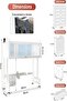 Dish Drying Rack Kitchen Storage Shelves Over The Sink Dish Drainer Drying Rack 2 Tiers Large Capaci - 3