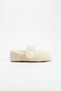 Lily Women's Plush Strap Stylish Lightweight Ballet Flats Home Casual Shoes - 7