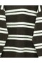 Round Neck Striped Soft Knit Sweater -K. Coffee - 3