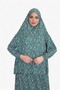 Namaz Elbisesi Jarse Desanli Two Piece Green - 3
