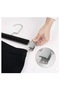 Black Wooden Trouser and Skirt Hanger with American Hook 10 Pieces Special Series - 4