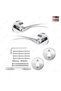 Doorfit Premium Stainless Steel T-bar Lever Latch Rose Door Handle (Style 2) - 4