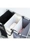 Three-compartment foldable laundry basket 105 l - 6