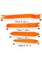 4 Pieces Orange Portable Trim Removal Tool - 5