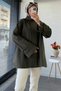 Premium Front Buttoned Oversized Gabardine Coat – Khaki - 9